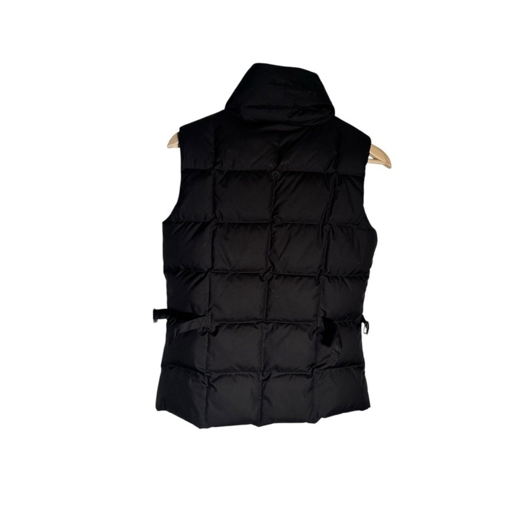 Eddie Bauer EB700 Down Fill Women's Puffer Vest Zip Belted Black Winter Size XS - Picture 3 of 6